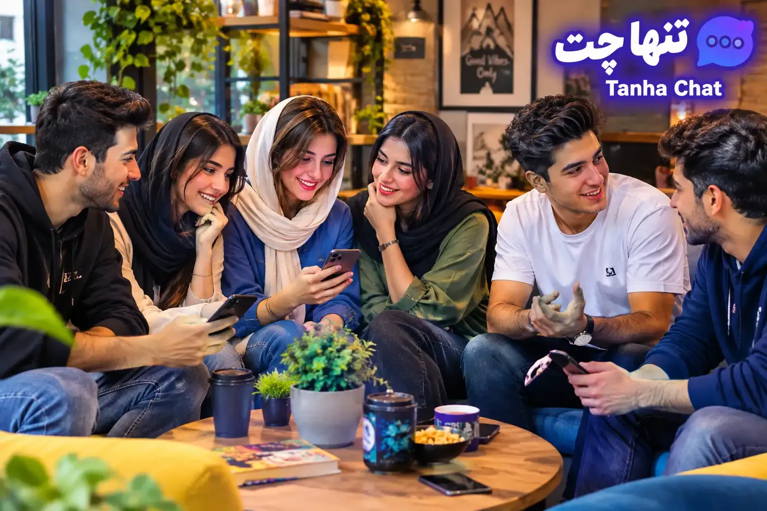 معرفی فضای گفتگوی آنلاین فارسی، نمونه گفتگوی کاربران-تنها چت